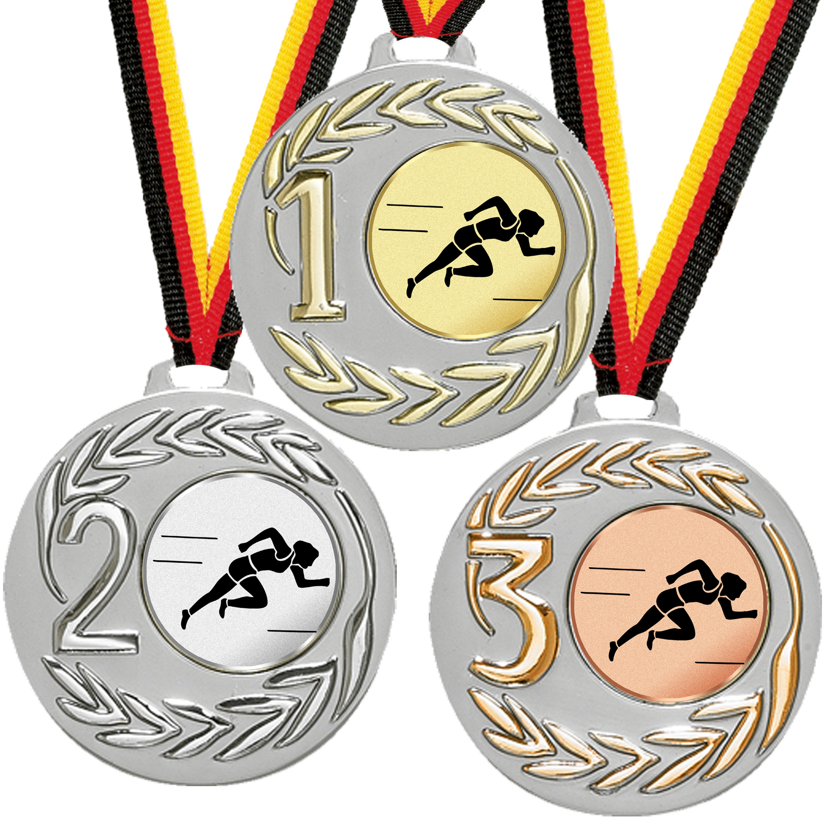 Medaille 1. bis 3. Platz in 50mm